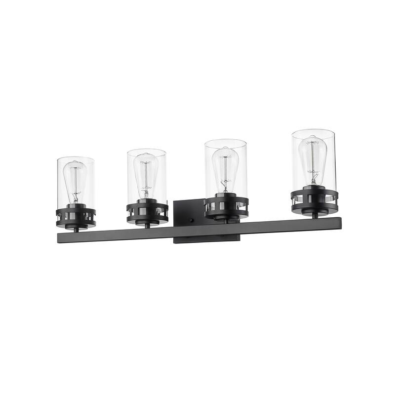 Millennium Lighting Lunden 2/3/4 Light Vanity Fixture in Matte Black