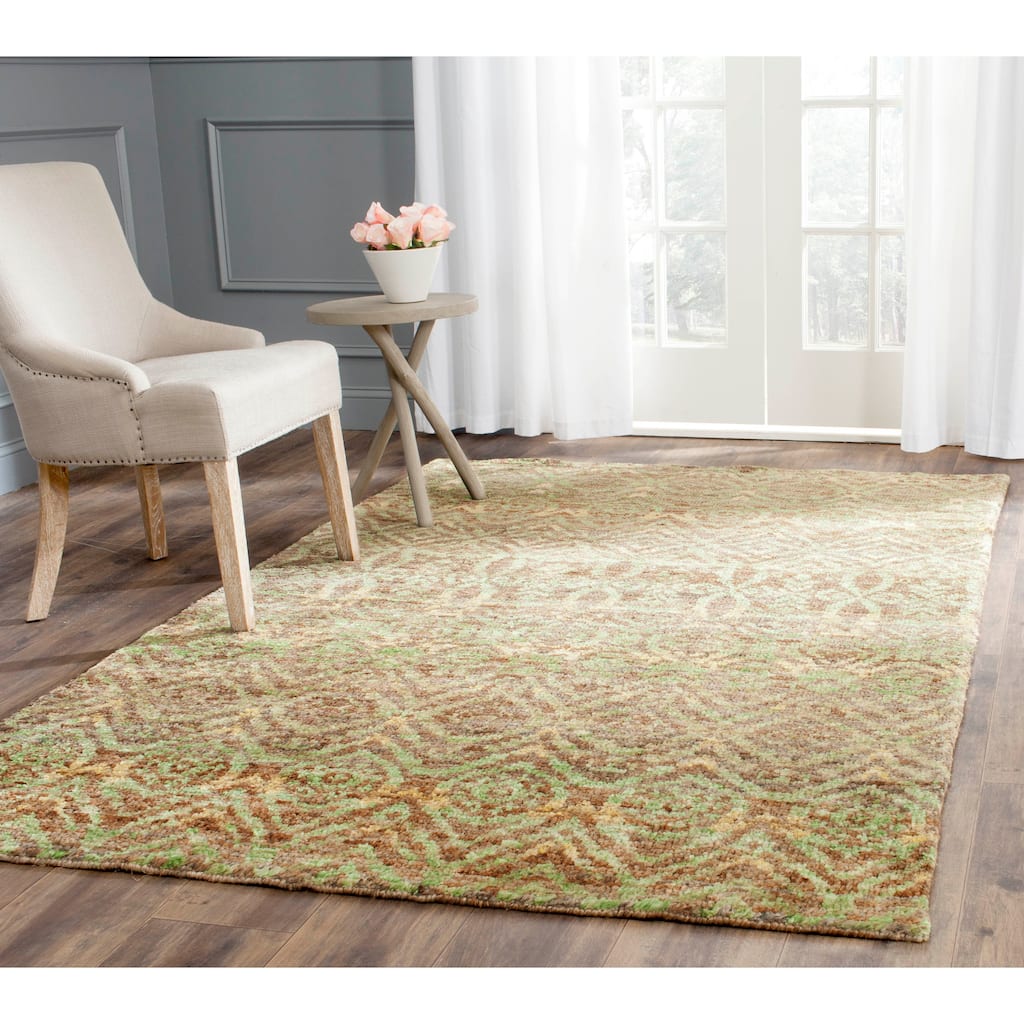 SAFAVIEH Handmade Bohemian Efimia Boho Jute Rug