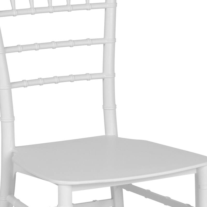 Resin Stackable Chiavari Chair - 15"W x 18.75"D x 35"H - 15"W x 18.75"D x 35"H