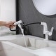 preview thumbnail 21 of 20, Rbrohant Pull Down Bathroom Sink Faucet, Kitchen Faucets with 360° Swivel Sprayer And Digital Display