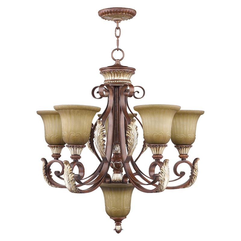 Livex Lighting Villa Verona 5 Light Single Tier Chandelier