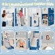 preview thumbnail 4 of 10, Toddler Slide, 8 in 1 Kids Slide, Baby Slide Toddler Playground, Indoor Outdoor Playset for Toddlers Age 1-3