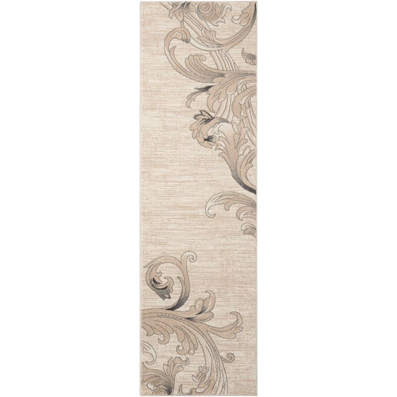 Nourison Maxell Abstract Ombre Damask Floral Botanical Area Rug
