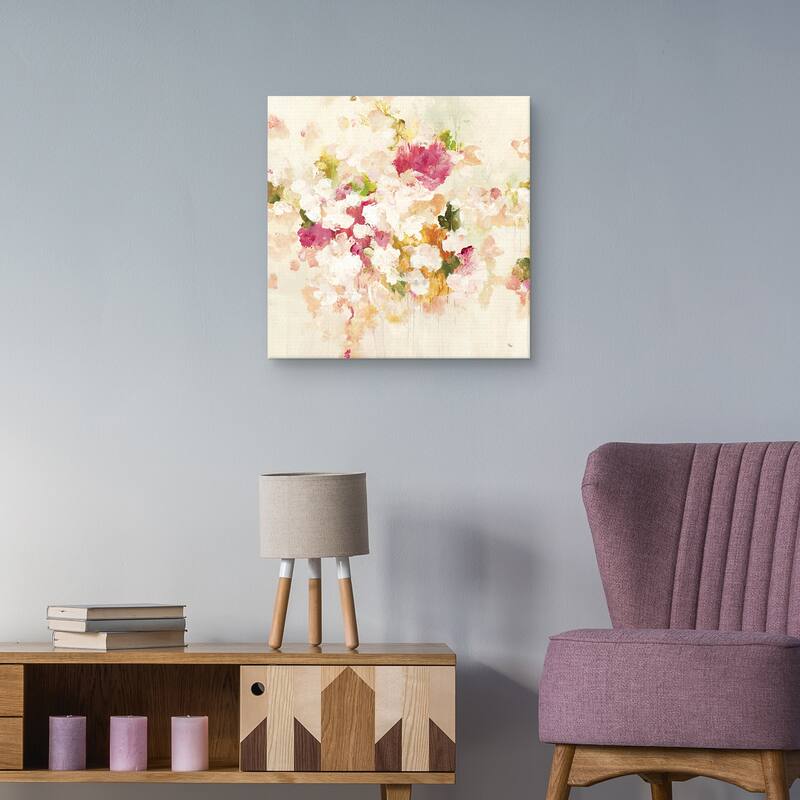 Floral Muse IV by Lisa Ridgers Canvas Art Print