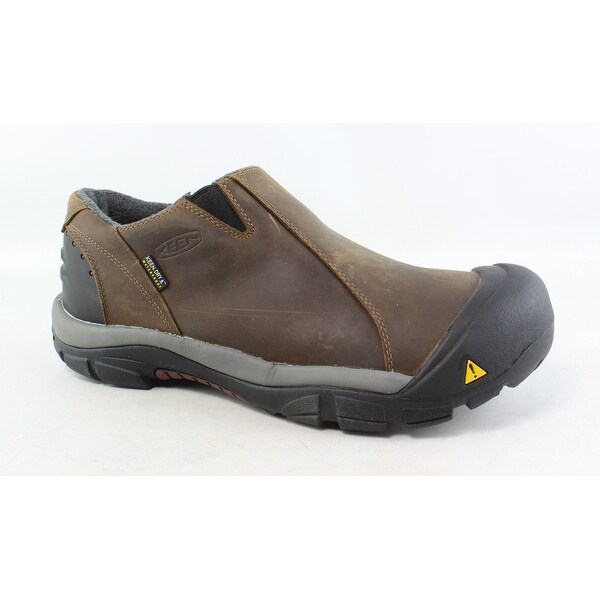 brown safety shoes
