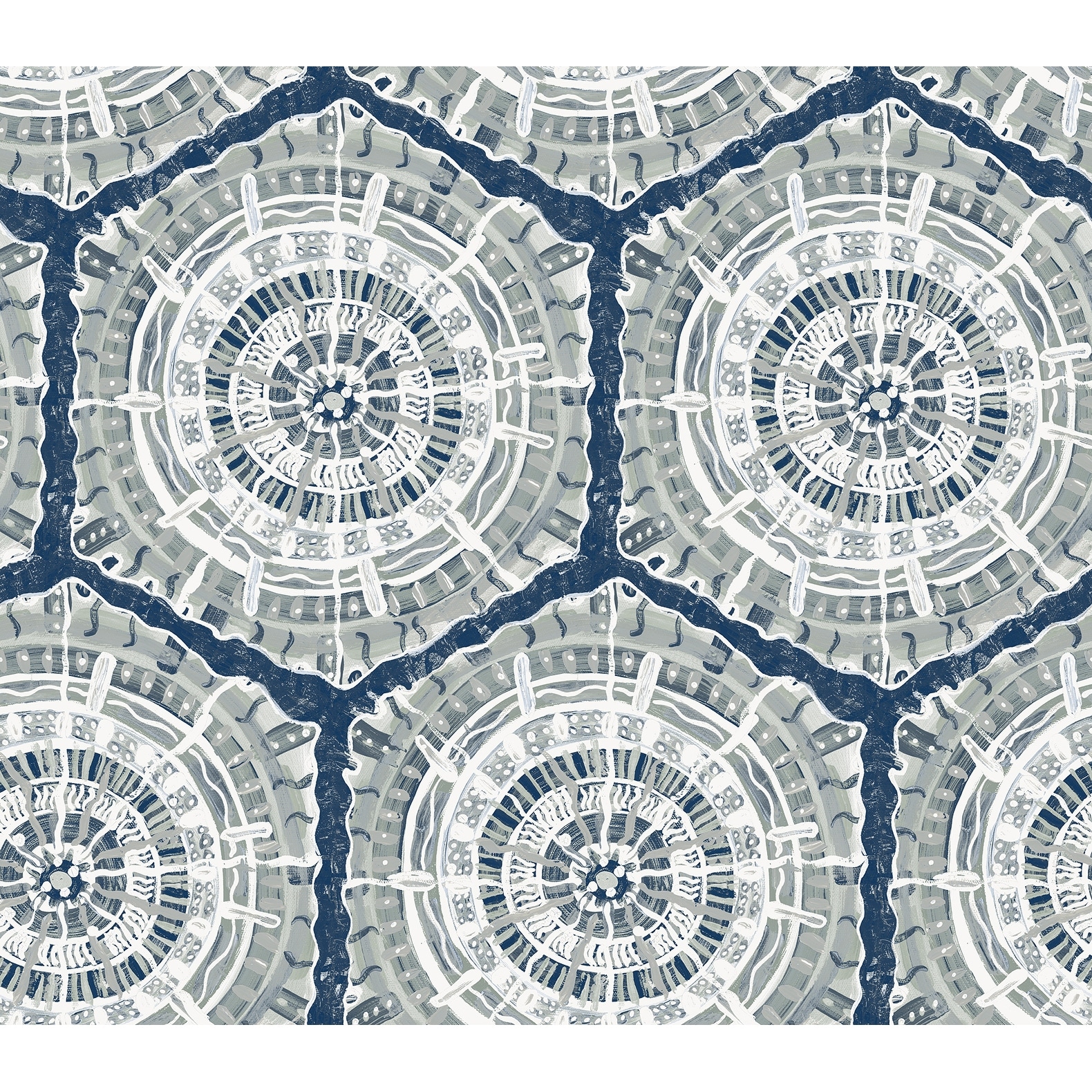 LiLi WhittWhitt Navy Harmony Peel & Stick Wallpaper
