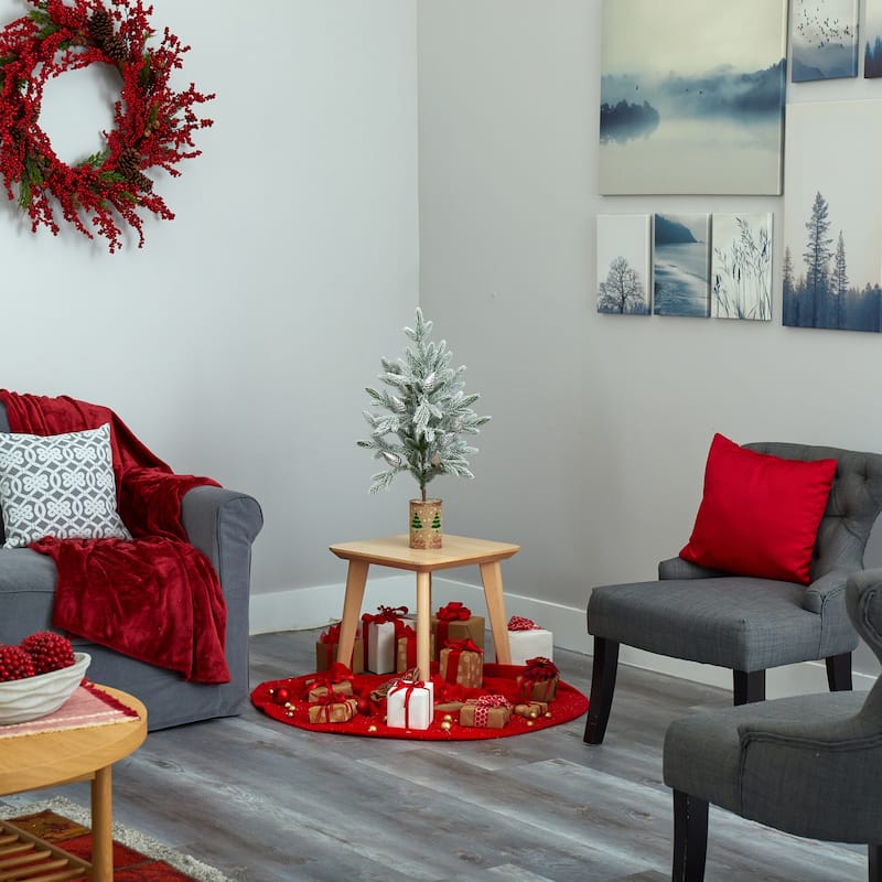 28 Inch Christmas Tree with Planter