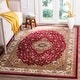 preview thumbnail 2 of 55, SAFAVIEH Lyndhurst Eeuwkje Traditional Oriental Rug 3'3" x 5'3" - Red/Ivory