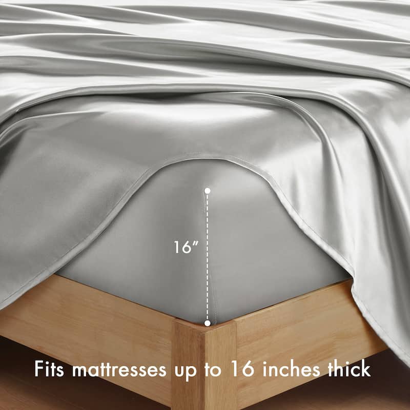 Madison Park Essentials Satin Luxury 6 PC Sheet Set