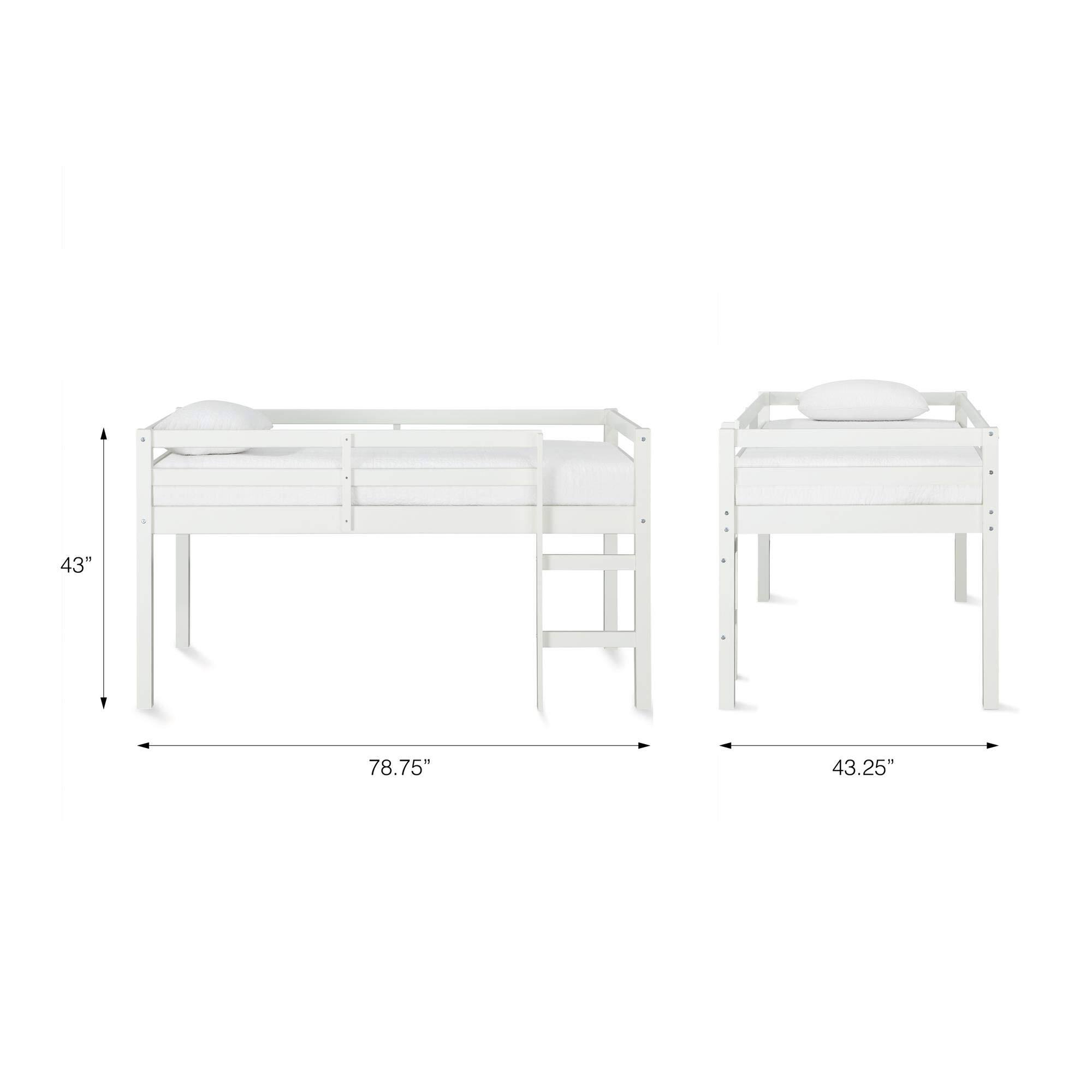Milton Junior Twin Loft Bed, White Bed Bath & Beyond 40188356