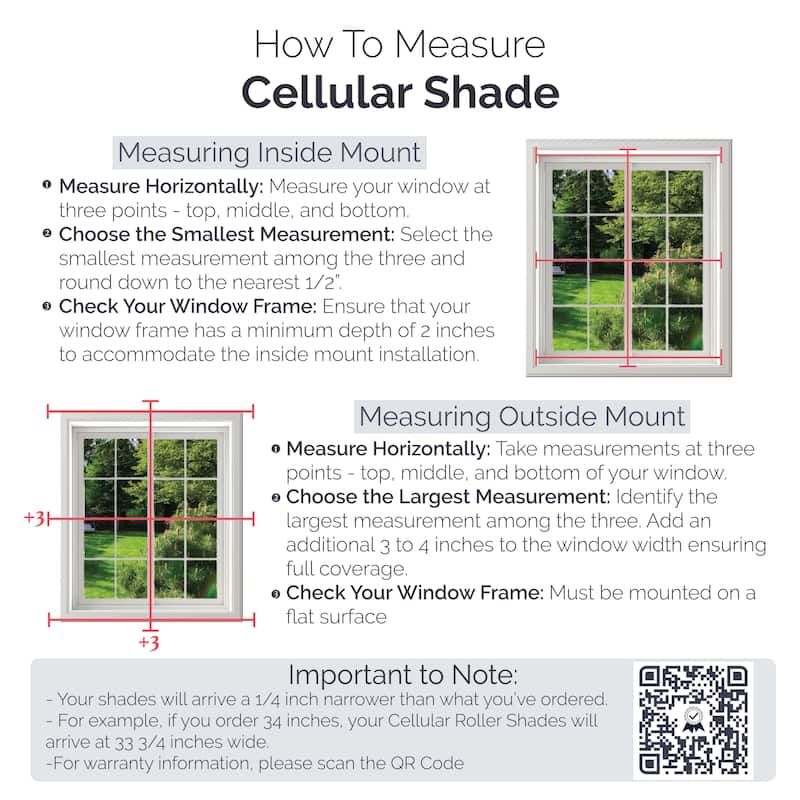 Linen Avenue Cordless Cellular Top Down Bottom Up Blackout Shade, Dark Grey (Arrives 1/4" Narrower)