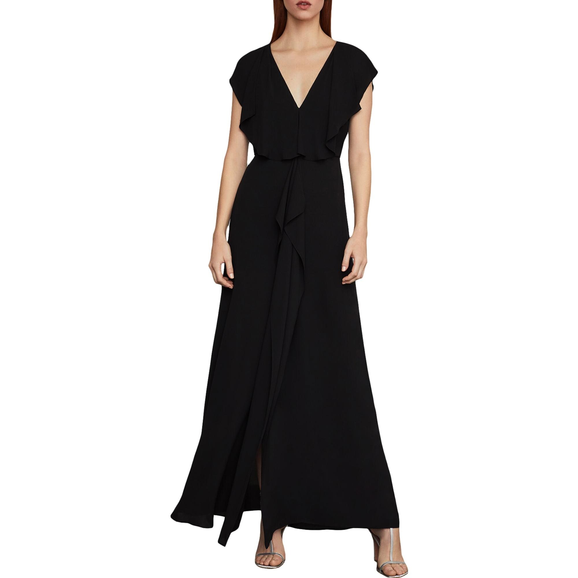 bcbg black long dress