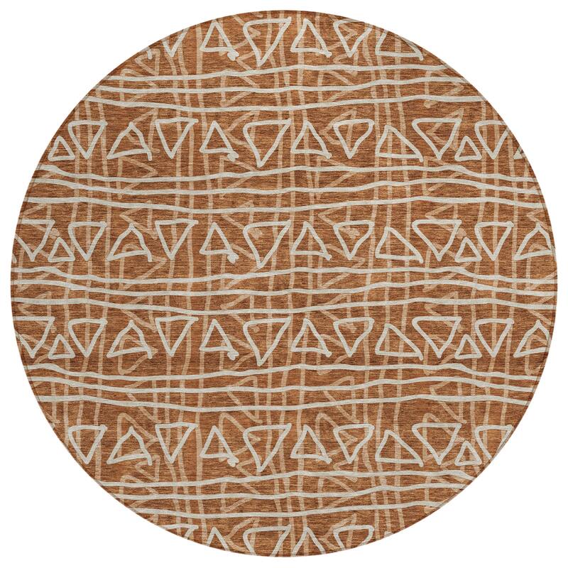 Machine Washable Indoor/ Outdoor Chantille Boho Morrocan Rug