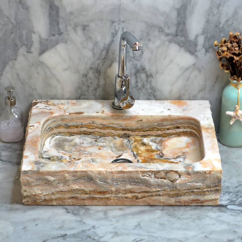 AA Warehousing Oliver Rectangular Onyx Sink