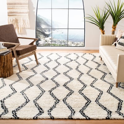 SAFAVIEH Hand-knotted Kenya Hilary Moroccan Tribal Wool Rug