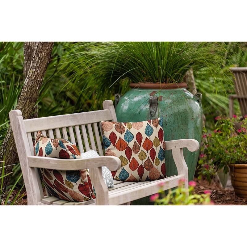 Autumn Leaves Fall Indoor/Outdoor Throw Pillow