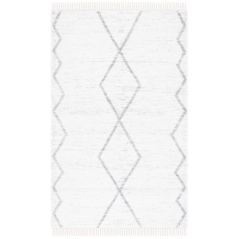 SAFAVIEH Handmade Casablanca Evlampia Boho Cotton Fringe Rug
