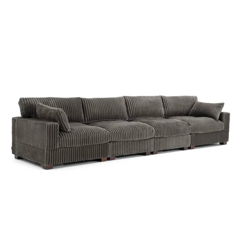 U-shaped Modular Sectional Set Upholstered Sofa Couch