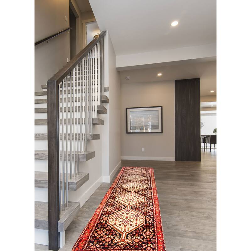 ECARPETGALLERY Hand-knotted Kayseri Vintage Cream Wool Rug - 1'6 x 9'5