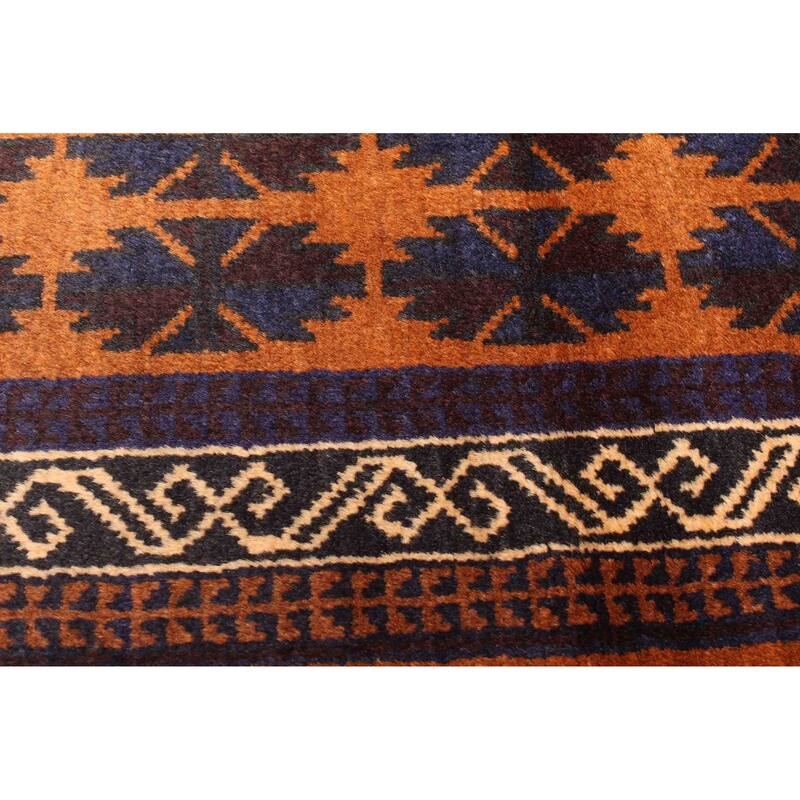 ECARPETGALLERY Hand-knotted Teimani Brown Wool Rug - 3'2 x 4'11