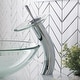 preview thumbnail 4 of 28, KRAUS Waterfall Vessel Bathroom Faucet Chrome