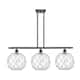 Option Matte Black / Clear Glass with White Rope