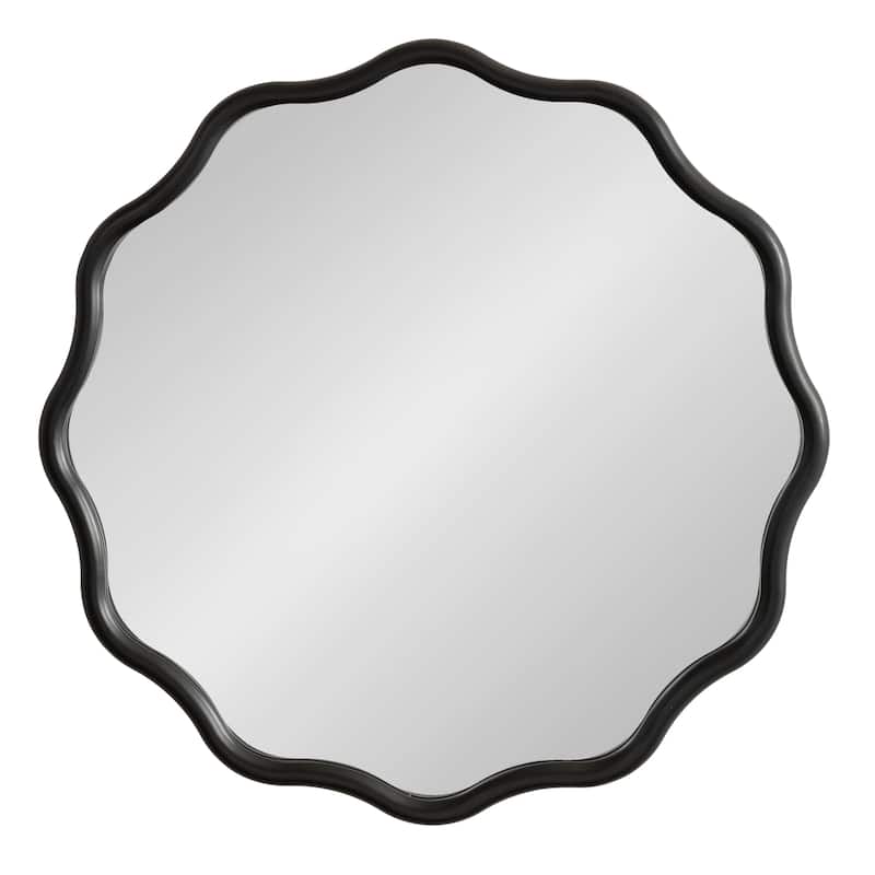 Kate and Laurel Talma Scalloped Wall Mirror