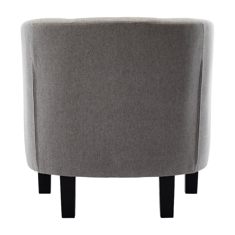 Corvus Oxonia Tufted Fabric Upholstered Club Chair