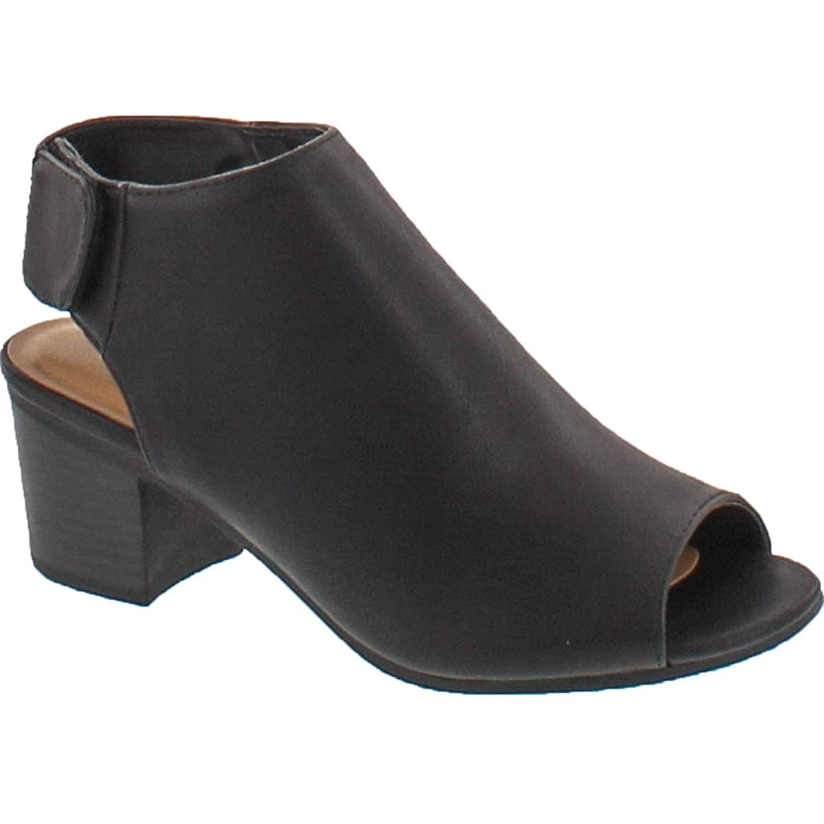 soda open toe booties