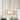 Mid-Century Modern 6-Light Gold Drum Chandelier Glass Pendant Light for Dining Room - 19.5"D x 26"H
