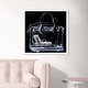 preview thumbnail 21 of 25, Oliver Gal 'Couture X Ray' Fashion and Glam Framed Wall Art Prints Handbags - Black, White 24 x 24 - White