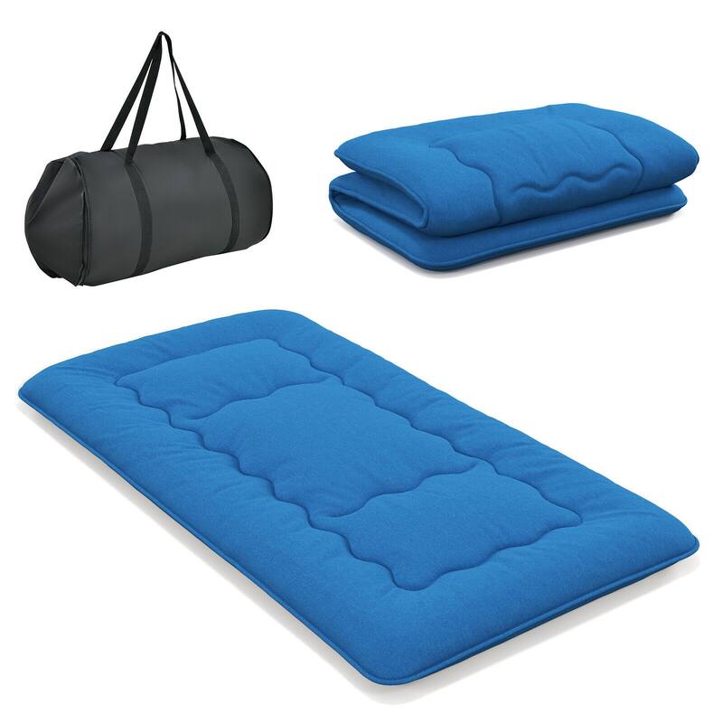 Futon Mattress Floor Sleeping Pad with Washable Cover