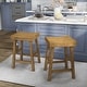 preview thumbnail 3 of 12, Howler Transitional 24-inch Saddle Stool (Set of 2) by Furniture of America