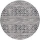 preview thumbnail 11 of 11, SAFAVIEH Odyssey Zahava Vintage Oriental Rug 6'7" Round - Black/Ivory - Round
