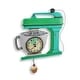 preview thumbnail 1 of 2, Allen Designs Green Vintage Kitchen Mixer Wall Clock Cupcake Pendulum - 10.75 X 11.5 X 1.75 inches