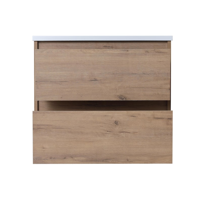 Bathroom Vanity With Sink In 24/28/30/60 Inch, Floating Bathroom Vanity With Soft Close Drawer