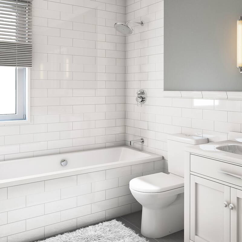 Hansgrohe Croma Tub and Shower Trim Package with 2 GPM Single Function