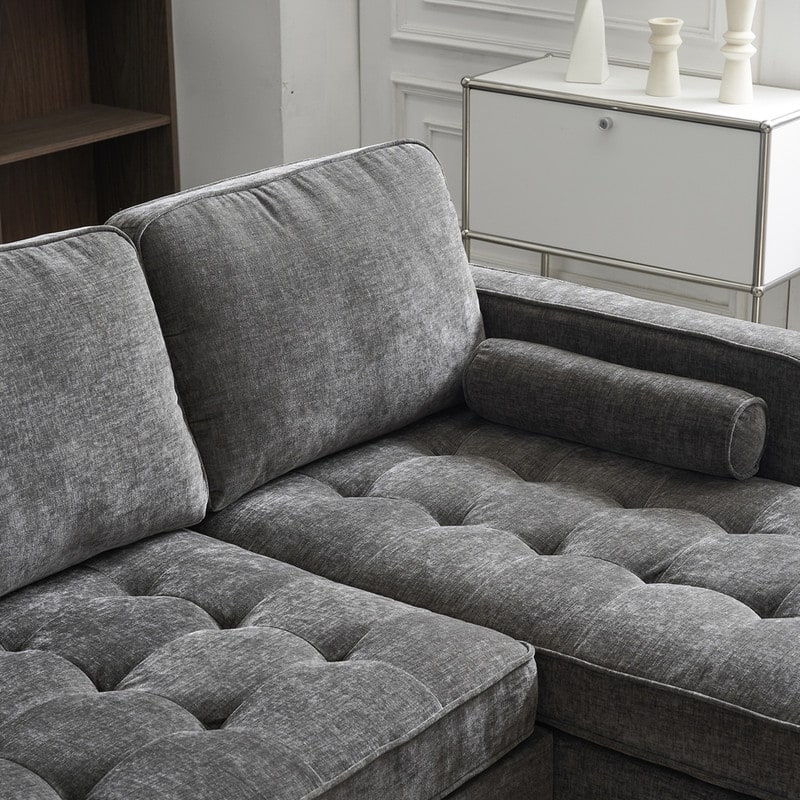 3-Seater Golden Tripod Legs Indoor Modular Sofa