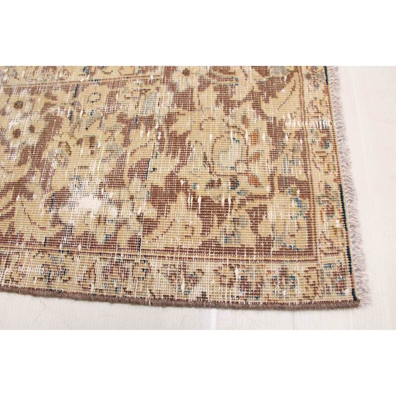 ECARPETGALLERY Hand-knotted Antalya Vintage Burnt Orange Wool Rug - 8'0 x 11'1