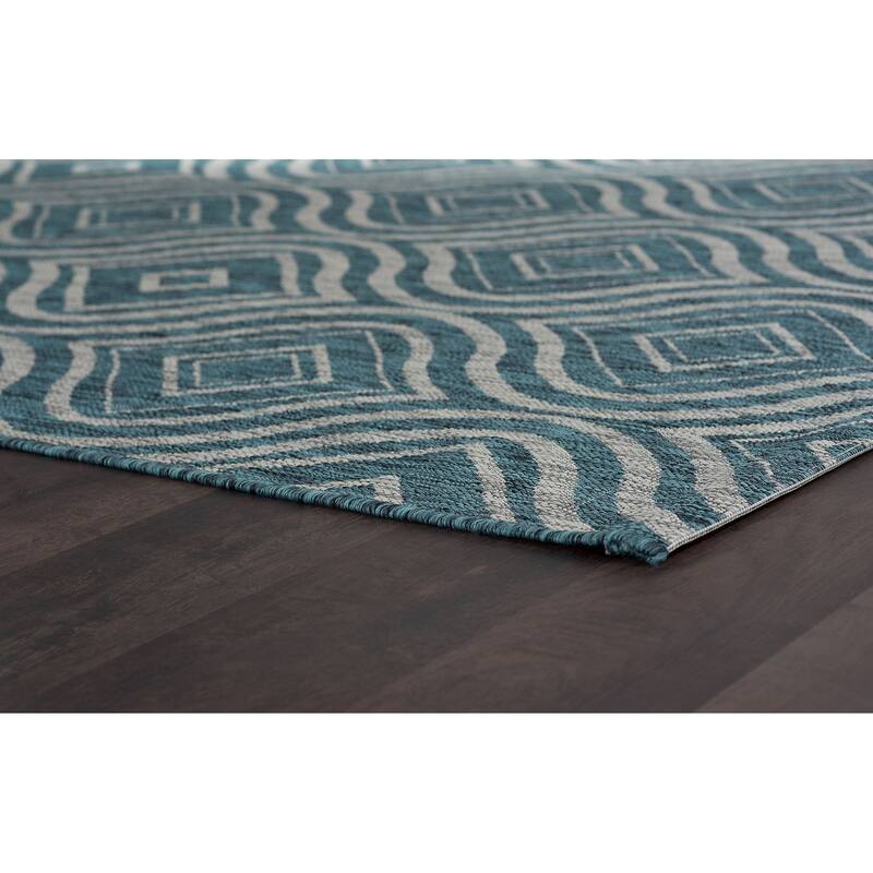 Colonnade Modern & Contemporary Abstract Indoor/Outdoor Area Rug