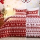 preview thumbnail 2 of 5, 3 Piece Boho Christmas Holiday Bedding Duvet Cover Set