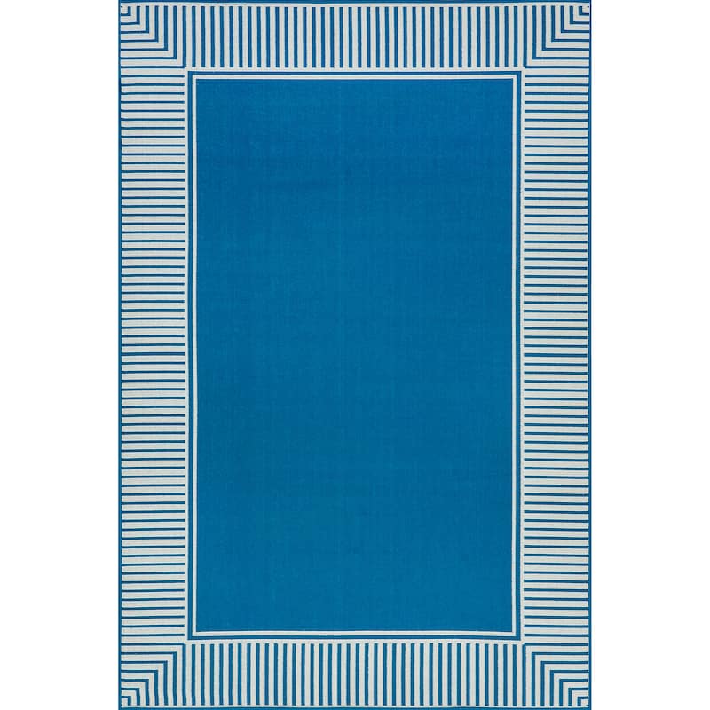 Nuloom Leah Classic Bordered Indoor/Outdoor Area Rug