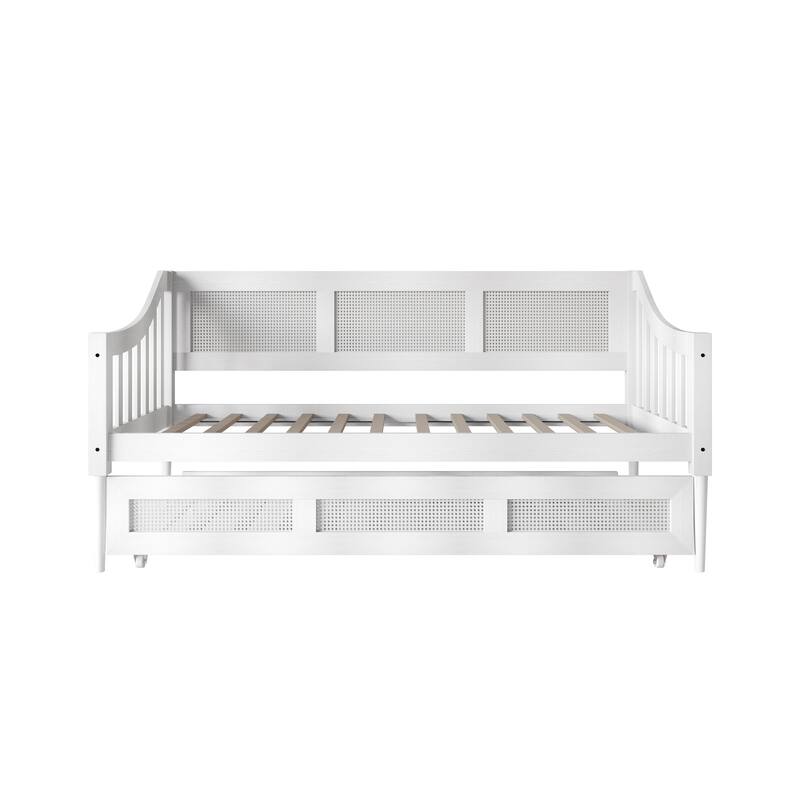 CraftPorch Modern Twin Daybed with Trundle