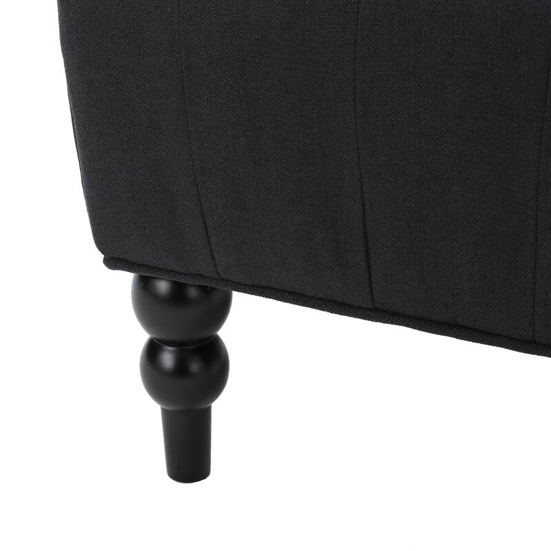 Christopher Knight Home Toddman Tufted High-Back Club Chair - 27.25" L x 33.75" W x 38.50" H