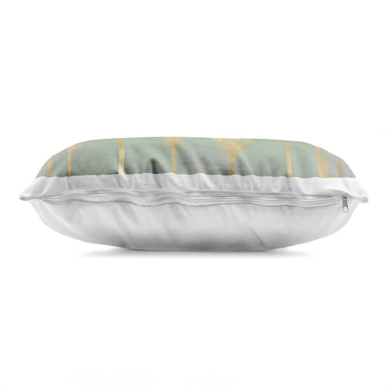 Stupell Gold Gradient Forest Decorative Printed Throw Pillow Design by Kate Bennett