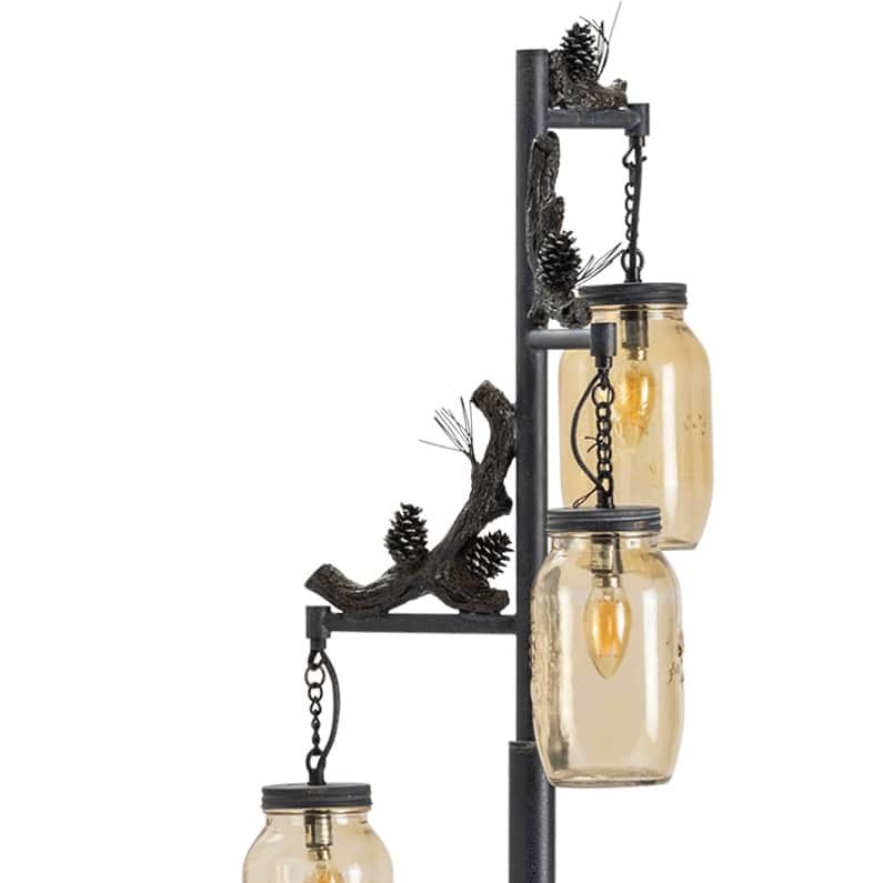 Fire Catcher Rustic 65.5" Floor Lamp - 65.5" x 11.5" x 11.5"