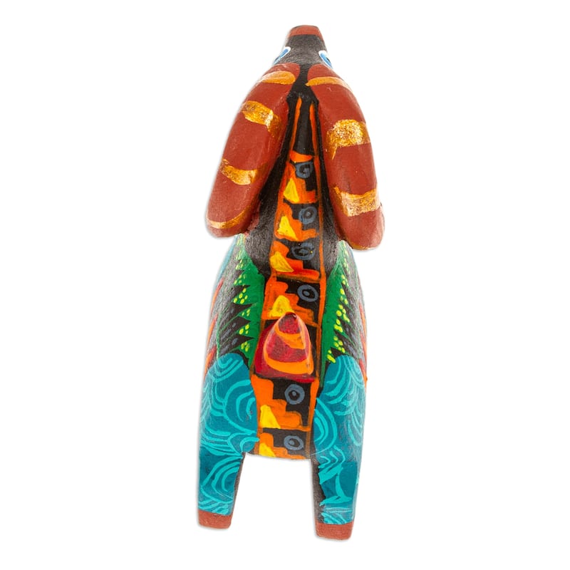 Novica Handmade Glorious Sheep Wood Alebrije Figurine