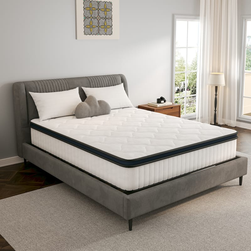 12-Inch Gel Memory Foam Hybrid Innerspring Mattress – Supportive, Cooling & Easy Care