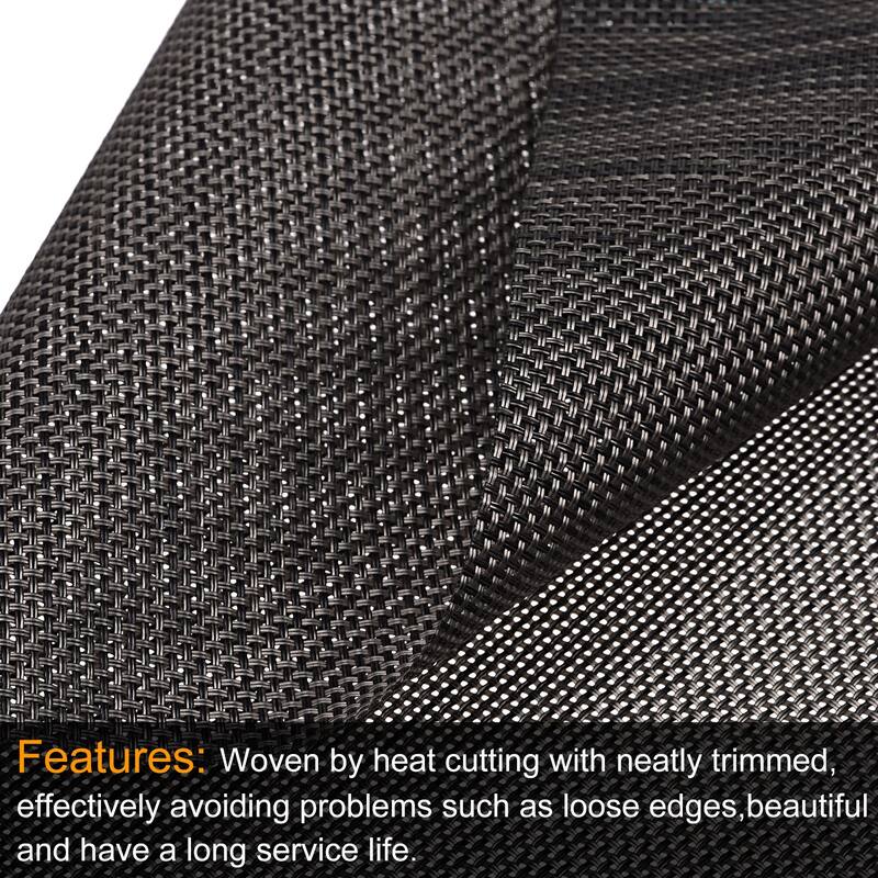 Place Mats, 450x300mm Table Mats Set of 8 PVC Washable Woven Placemat
