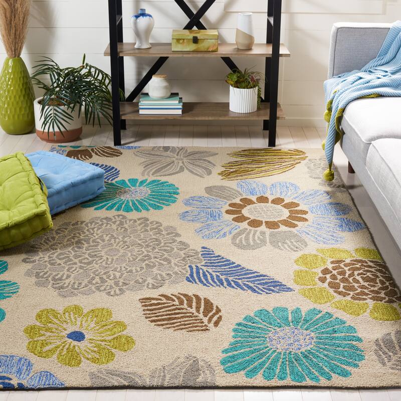 SAFAVIEH Handmade Four Seasons Alissa Floral Rug